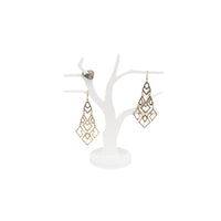 Modern Acrylic Jewellery Display Tree - White