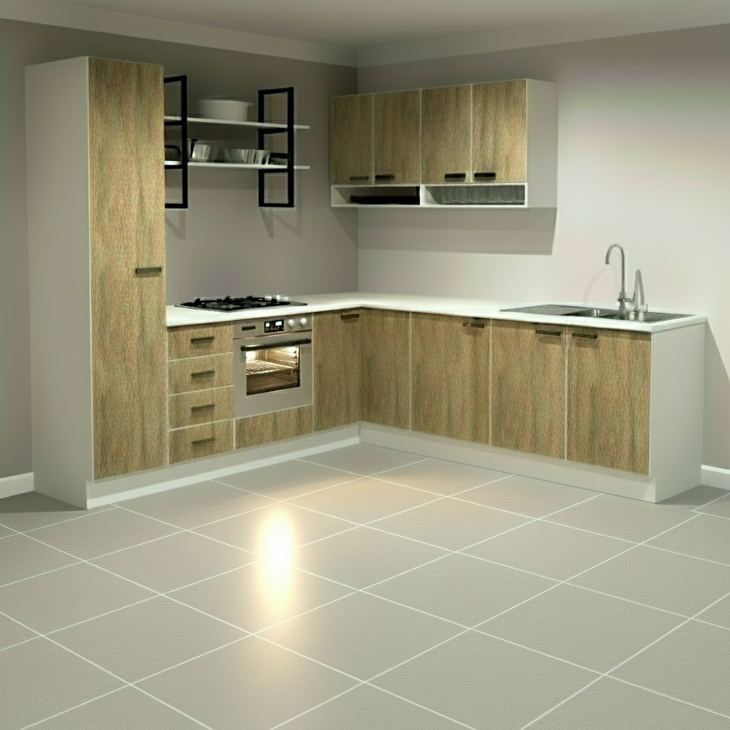 Modern Corner Tia Starter Kitchen