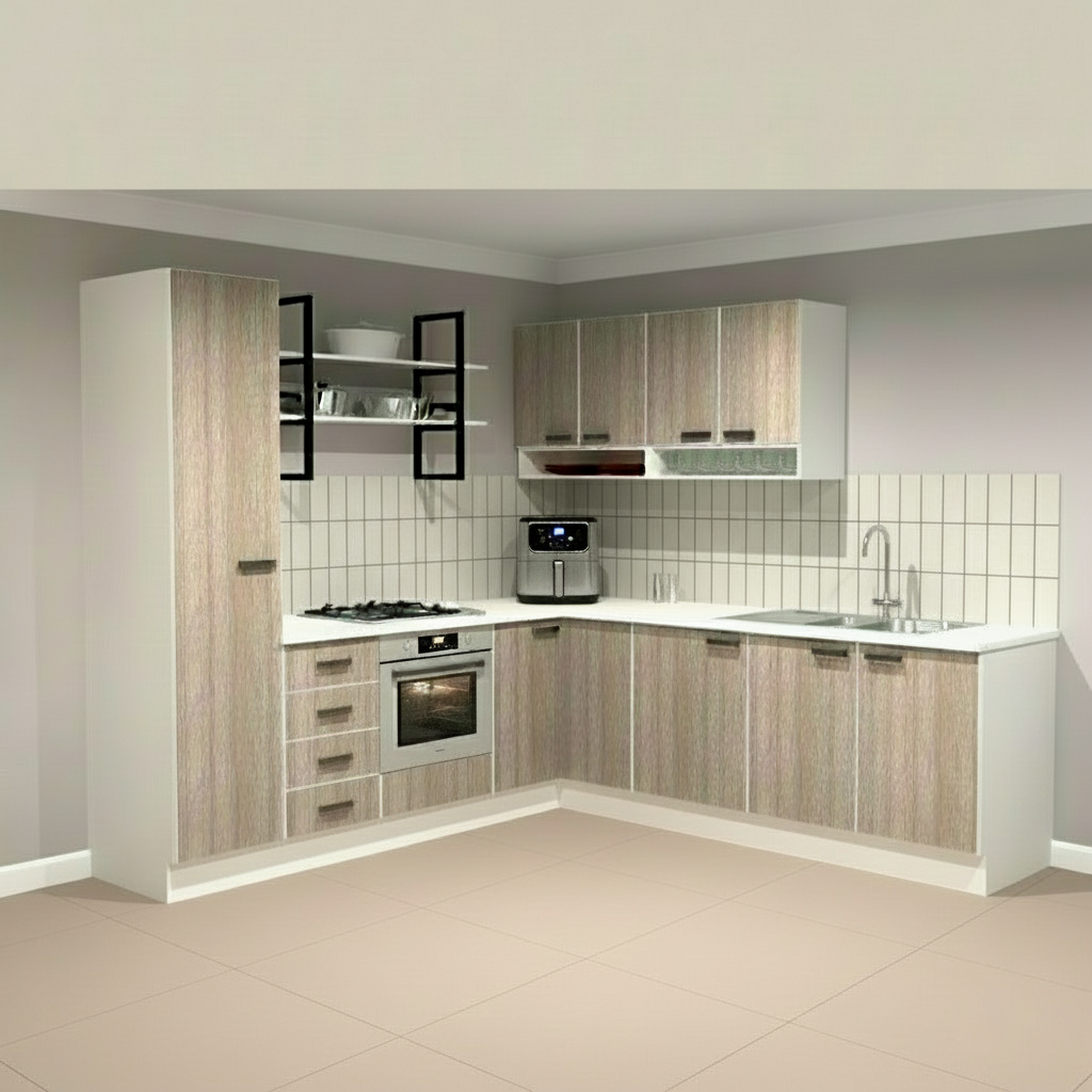 Modern Corner Tia Starter Kitchen
