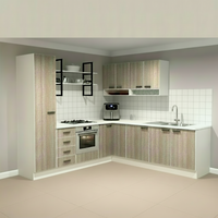 Modern Corner Tia Starter Kitchen