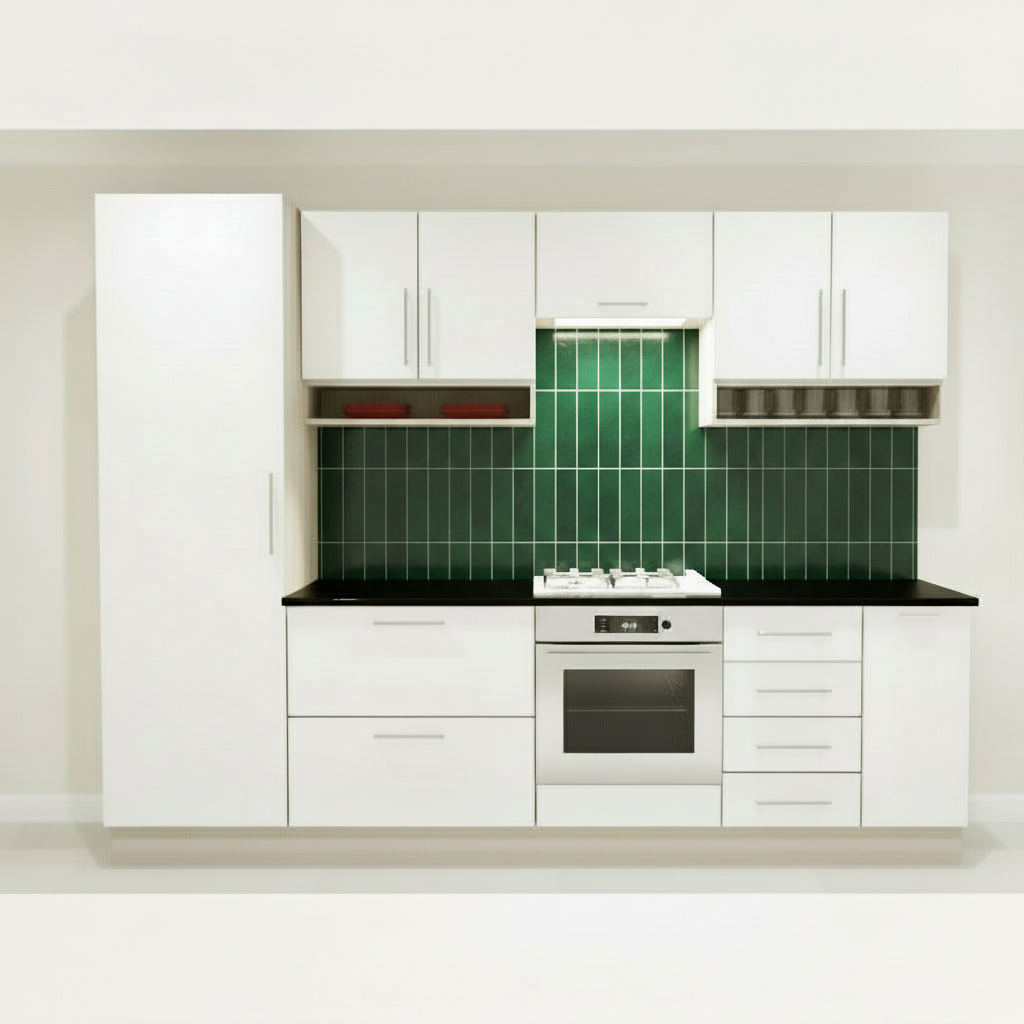 Modern Flat Wall Tia Starter Kitchen