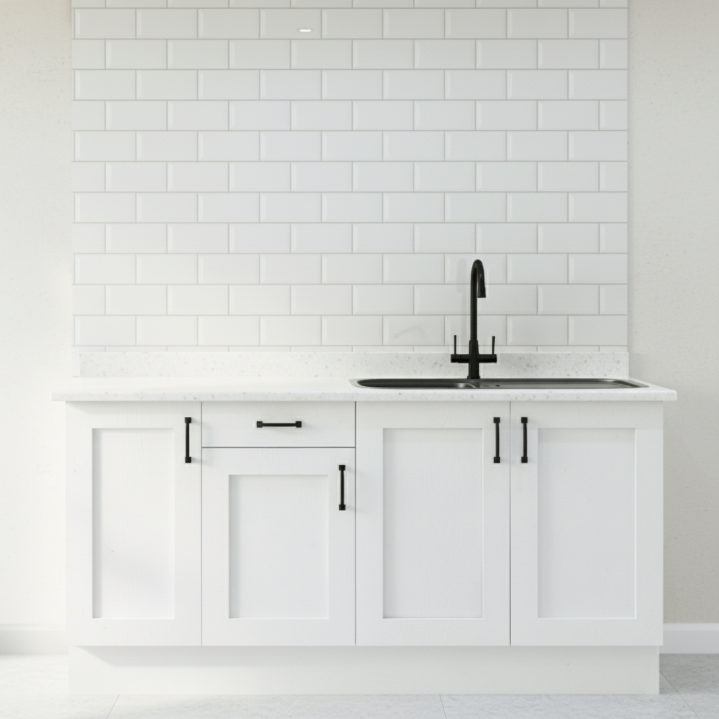 Modern shaker mini kitchen