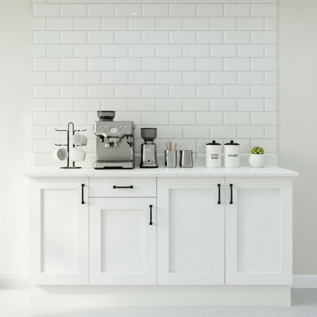 Modern shaker mini kitchen