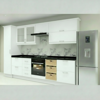 Straight Space-Saving Kitchen