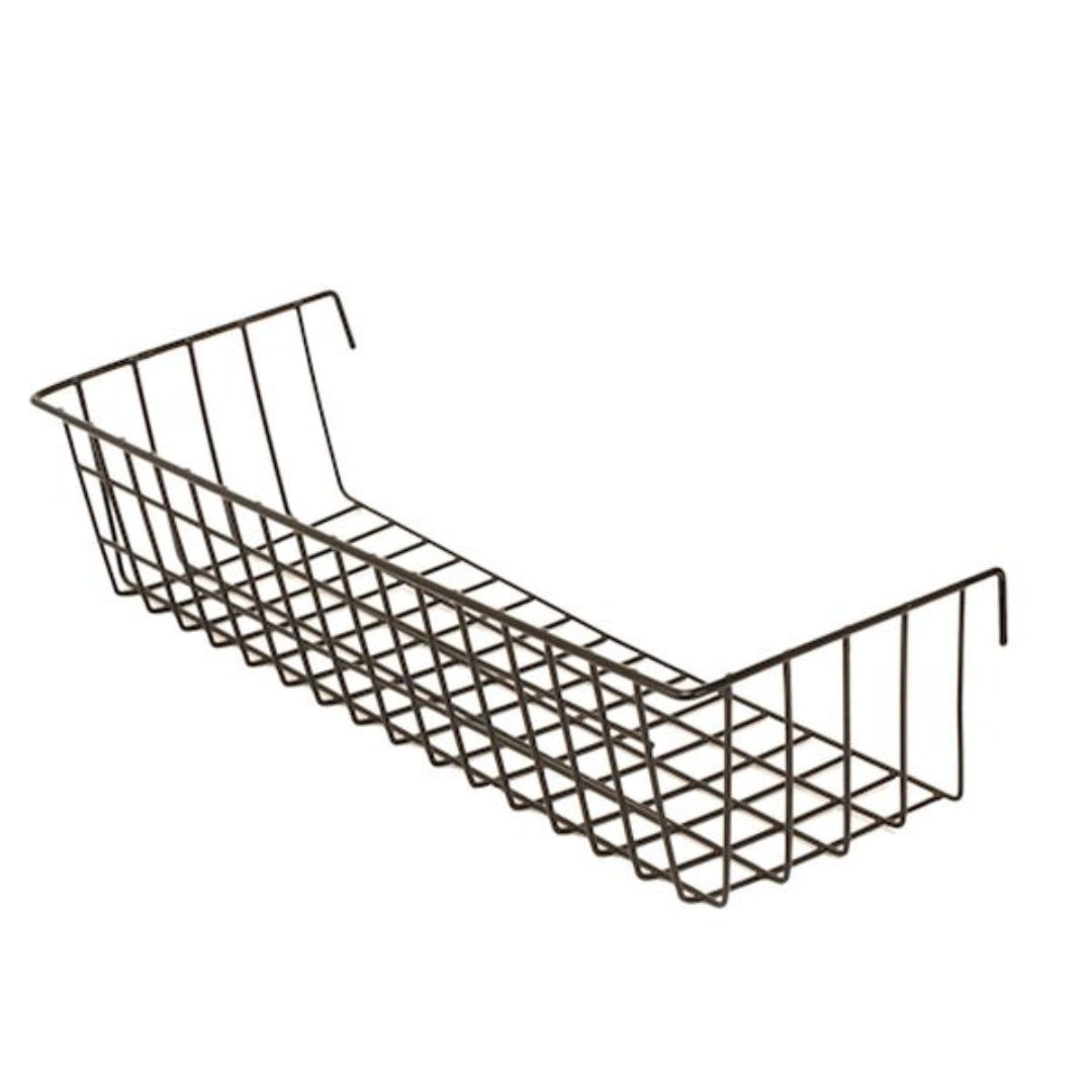 Large Metal Grid Basket – Black