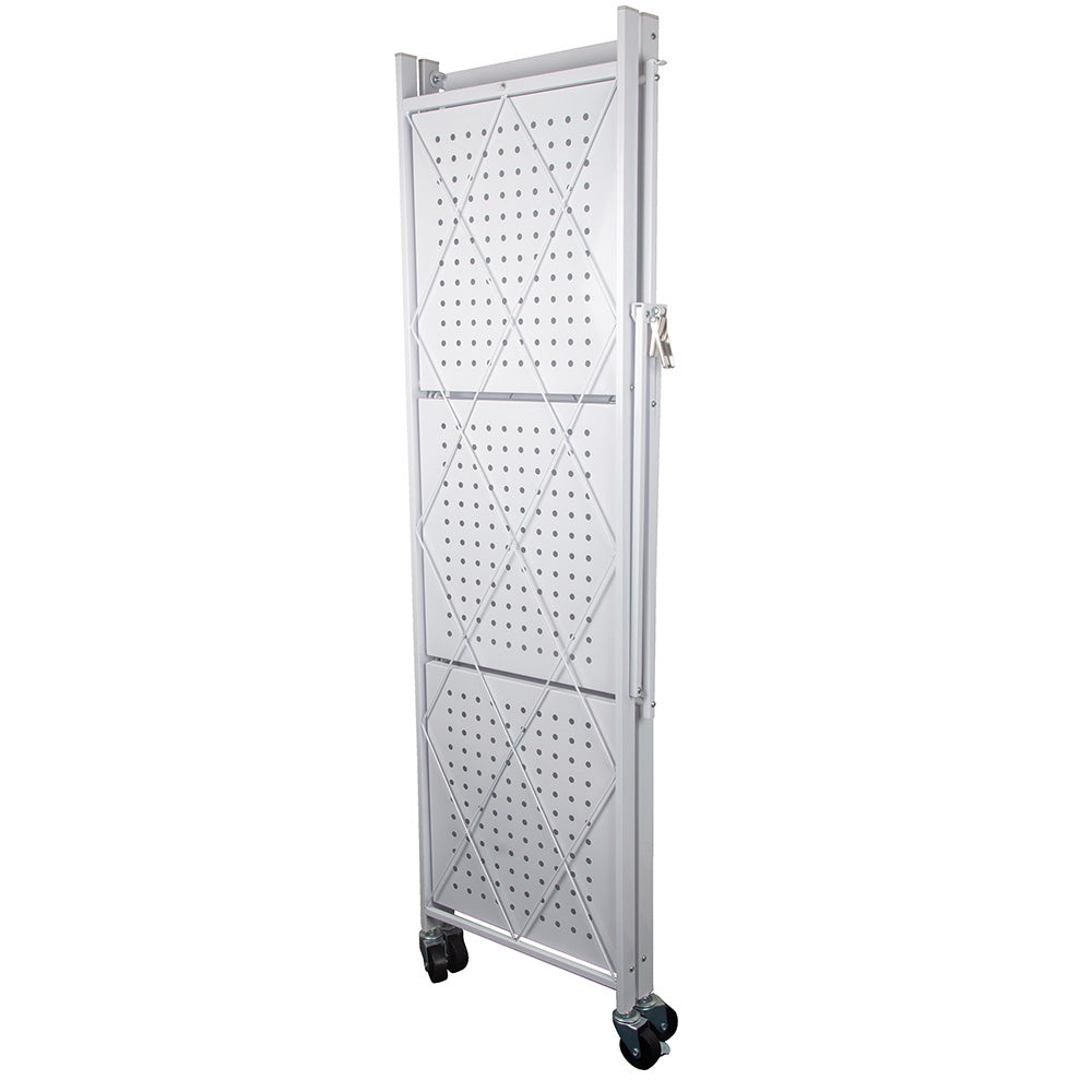 Collapsable Packing Racks Foldaway Collapsible Storage Rack - Shelf Garage Home Castors - UCAN