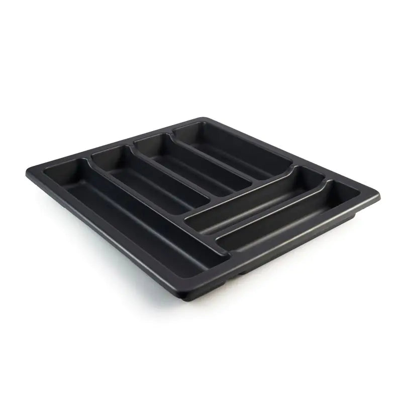 Charcoal Moulded Cutlery Tray 450 - Kitchen Drawers Storage - UCAN