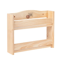2-Tier Wooden Spice Rack