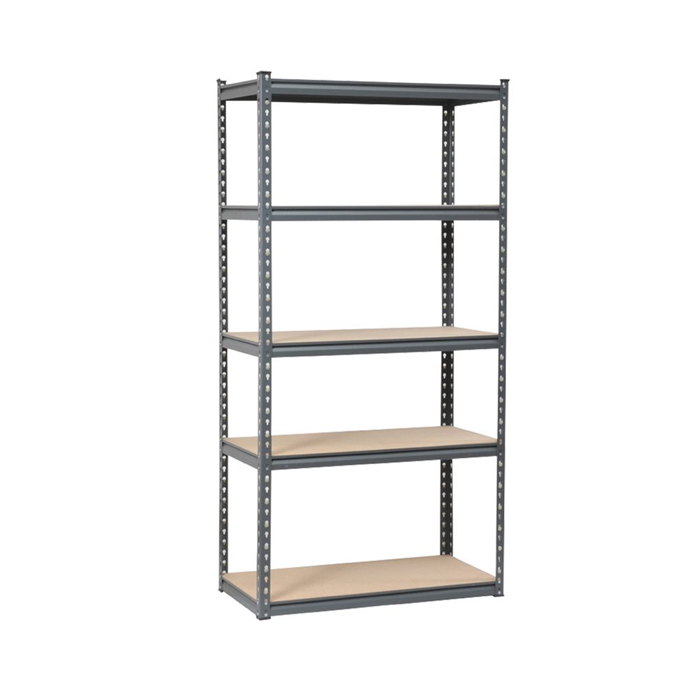 5-Tier Metal Stand with MDF Shelves