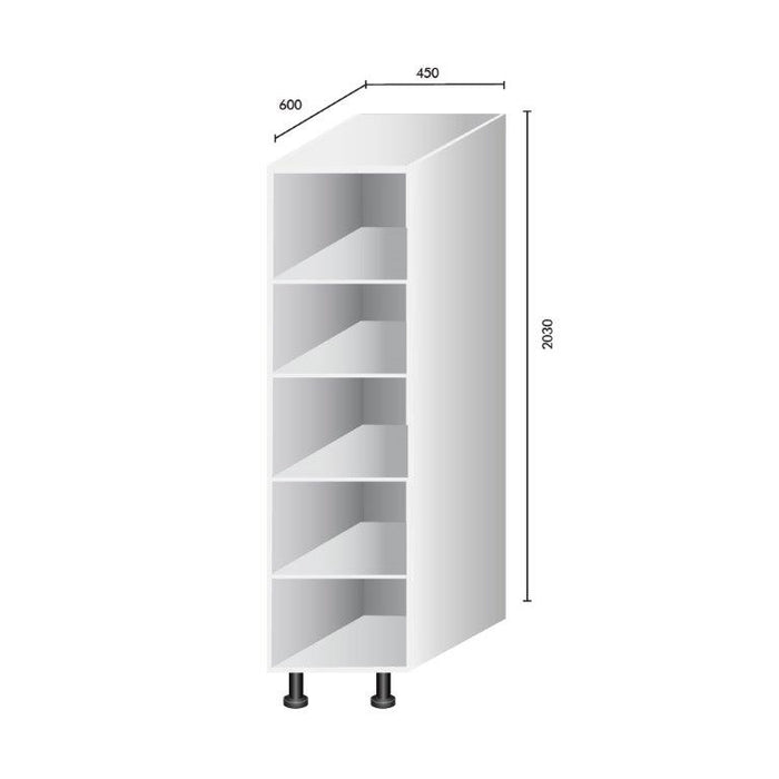 Open Shelf Grocery Cupboard Storage Kitchen UCAN