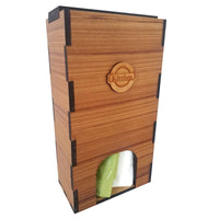 Wooden Kitchen Bag Dispenser