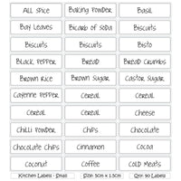 Kitchen Labels - small