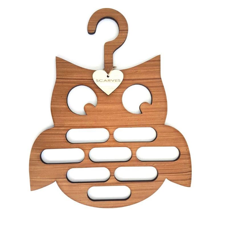 Wooden Owl Scarf Hanger