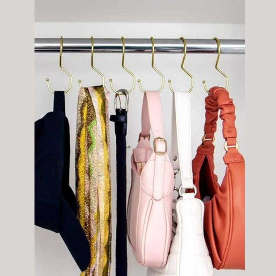 Handbag Hanger, Foldable Purse Hook Purse Table Hook Holder Bag Hanger Hook(2pcs,  Silver) | Fruugo NO