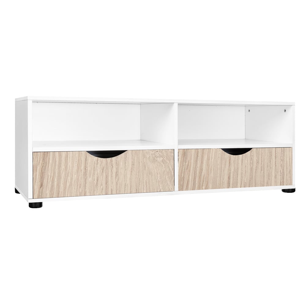 Low Unit with 2 Open Shelves & 2 Drawers