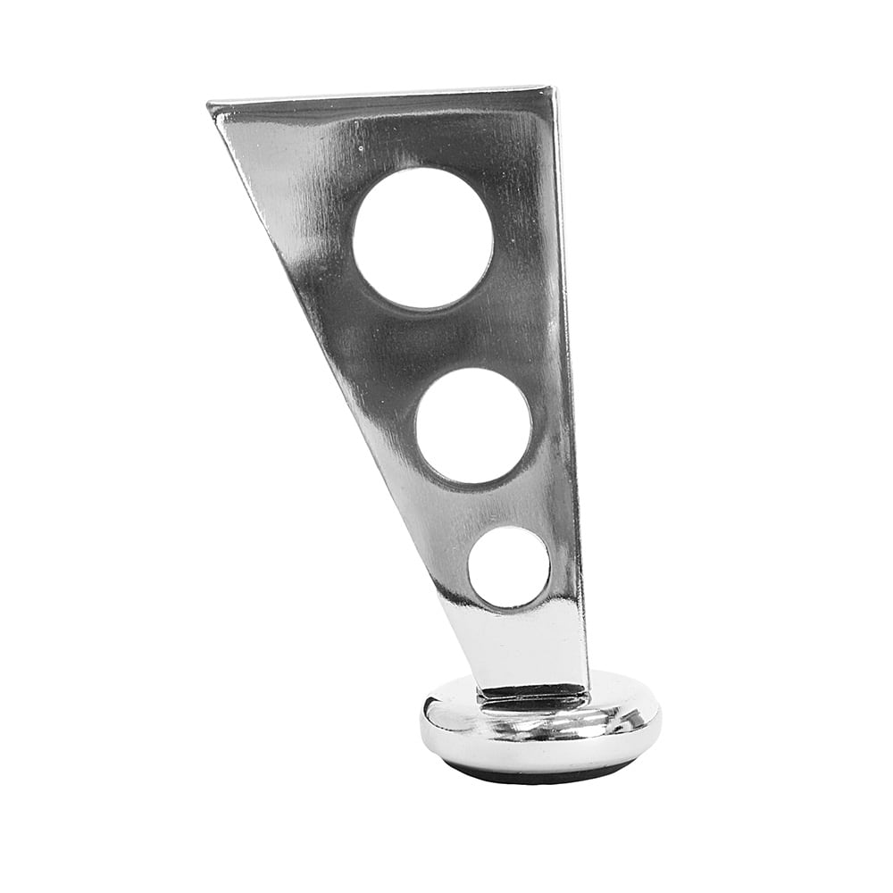 SIX HOLE LEG CHROME 120mm - Silver