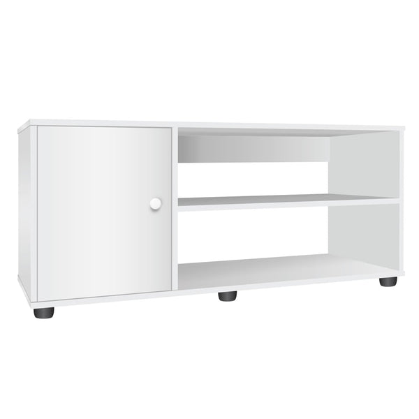 TV Unit with 2 Open Shelves & Cupboard