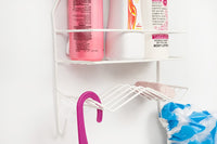 Shower Caddy with 2 Hooks