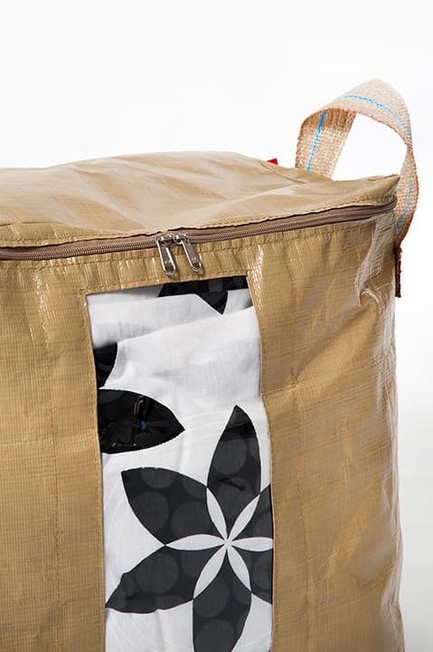 Deep Storage Bag with PVC Front Panel