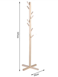 Wood Display Stand with Flat Base – Natural