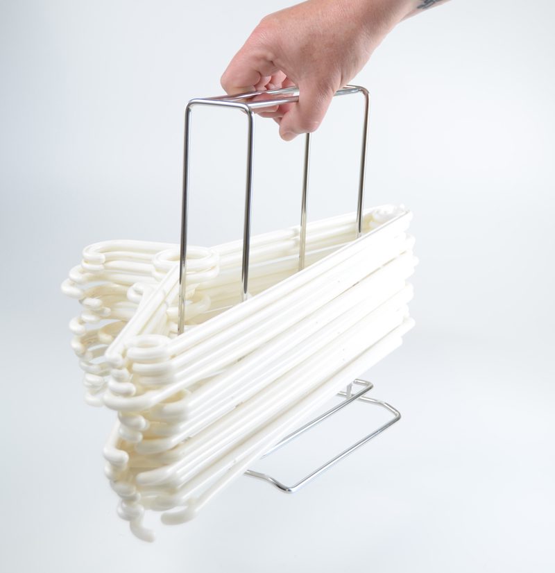 clothes hanger stand - organise your hangers. From Neat Freak.
