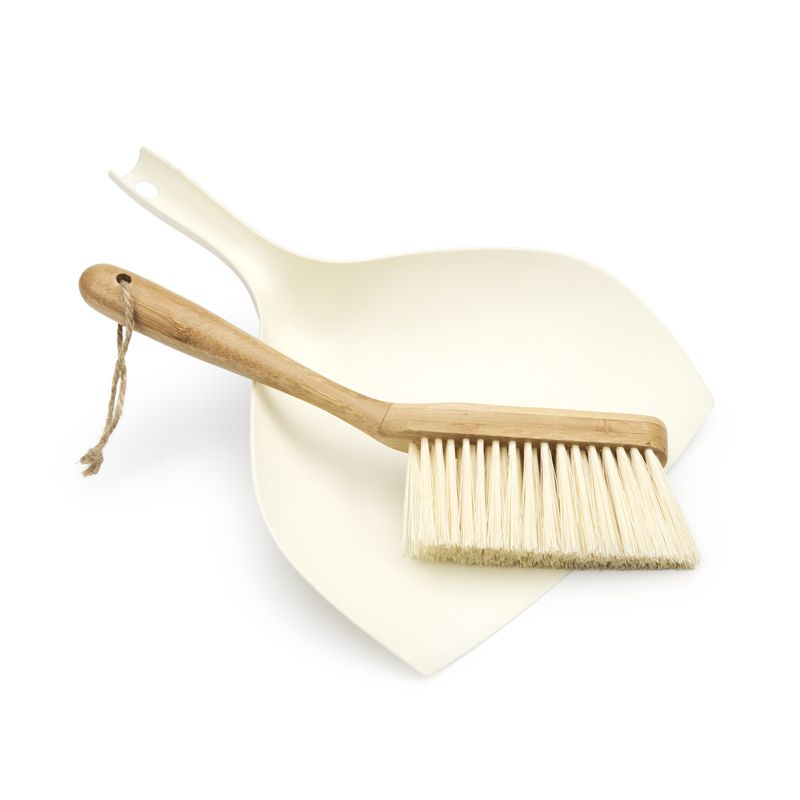 Dustpan Set with Wooden Brush