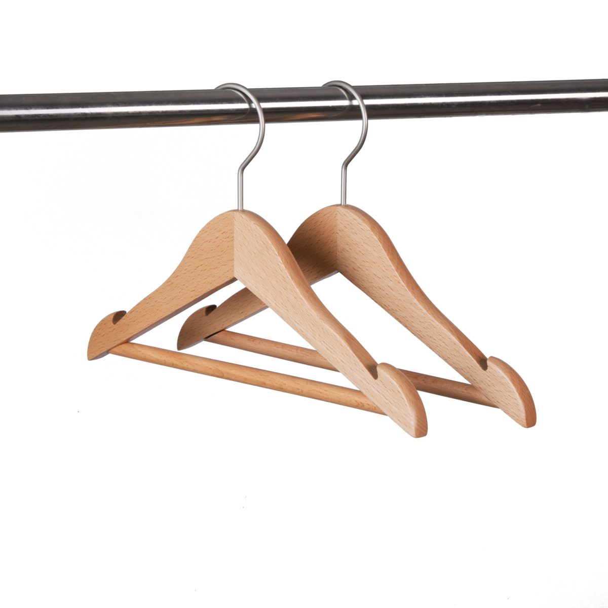 Kids wooden best sale hangers