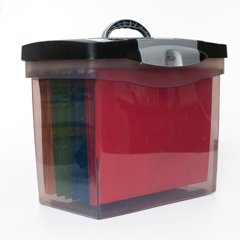 Portable Filing Case with Files - Office Storage Organise - UCAN