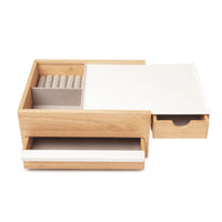 stowit storage box - natural with white 9