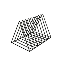Triangular Metal Stand with Dividers